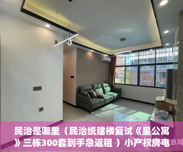 民治是哪里（民治统建楼复试《星公寓》三栋300套到手急返租 ）小产权房电表过户要多久搞好，