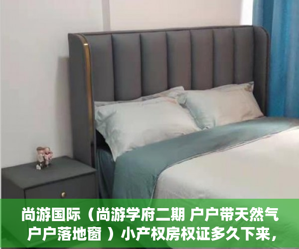尚游国际（尚游学府二期 户户带天然气 户户落地窗 ）小产权房权证多久下来，