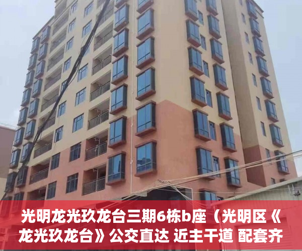 光明龙光玖龙台三期6栋b座（光明区《龙光玖龙台》公交直达 近主干道 配套齐全购物方 ）小产权的房子物业保修多久，