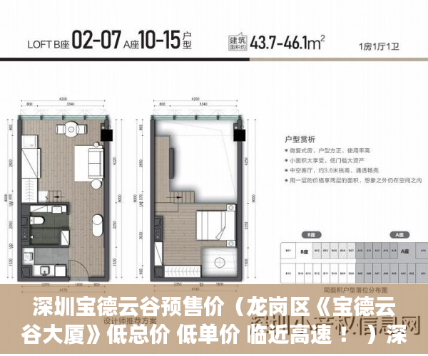 深圳宝德云谷预售价（龙岗区《宝德云谷大厦》低总价 低单价 临近高速 ！ ）深圳小产权房能住多久，