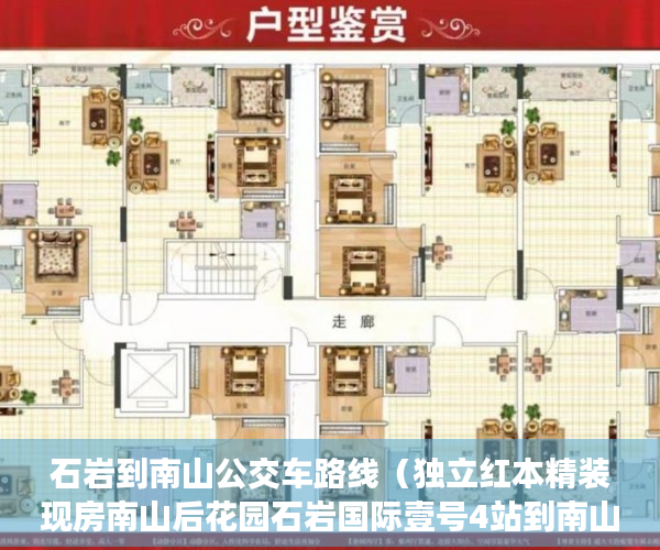 石岩到南山公交车路线（独立红本精装现房南山后花园石岩国际壹号4站到南山 ）小产权房过多久就不能拆了，