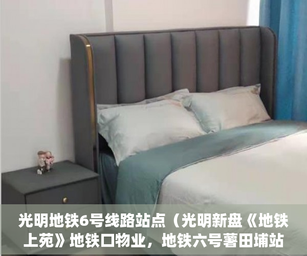 光明地铁6号线路站点（光明新盘《地铁上苑》地铁口物业，地铁六号薯田埔站20 ）深圳小产权房产权多久，