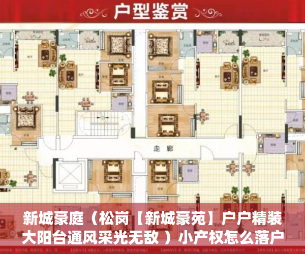 新城豪庭（松岗【新城豪苑】户户精装大阳台通风采光无敌 ）小产权怎么落户，