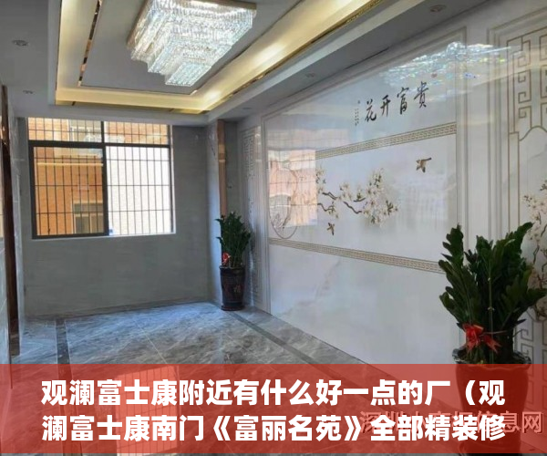 观澜富士康附近有什么好一点的厂（观澜富士康南门《富丽名苑》全部精装修带电梯！ ）坪洲小产权房怎么样，