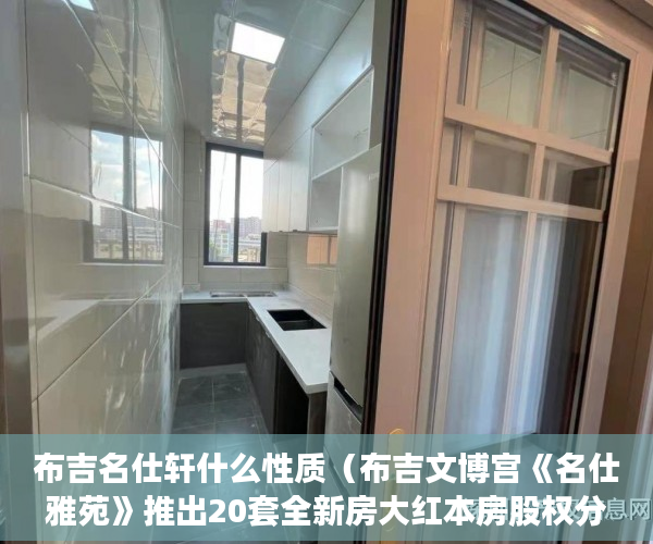 布吉名仕轩什么性质（布吉文博宫《名仕雅苑》推出20套全新房大红本房股权分割 ）小产权房未来多久会转正，