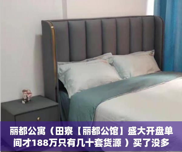丽都公寓（田寮【丽都公馆】盛大开盘单间才188万只有几十套货源 ）买了没多久的小产权要拆怎么办，
