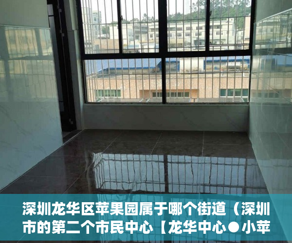 深圳龙华区苹果园属于哪个街道（深圳市的第二个市民中心【龙华中心●小苹果2期】 ）大产权办下来后多久能办小产权，
