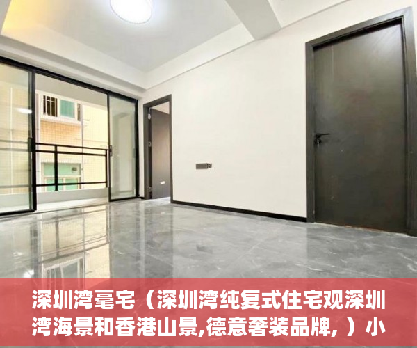 深圳湾毫宅（深圳湾纯复式住宅观深圳湾海景和香港山景,德意奢装品牌, ）小产权转大产权多久可以卖，