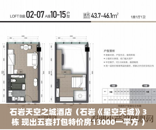 石岩天空之城酒店（石岩《星空天城》3栋 现出五套打包特价房13000一平方 ）买小产权房子多久可以卖，