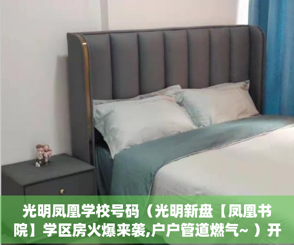 光明凤凰学校号码（光明新盘【凤凰书院】学区房火爆来袭,户户管道燃气~ ）开发商办理小产权需要多久，
