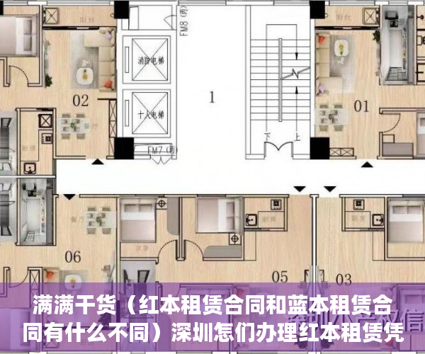 满满干货（红本租赁合同和蓝本租赁合同有什么不同）深圳怎们办理红本租赁凭证，租赁红本的作用，