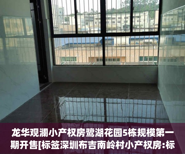 龙华观澜小产权房鹭湖花园5栋规模第一期开售[标签深圳布吉南岭村小产权房:标题seo加词]