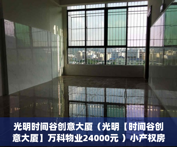 光明时间谷创意大厦（光明【时间谷创意大厦】万科物业24000元 ）小产权房登记天然气后多久会搞好，