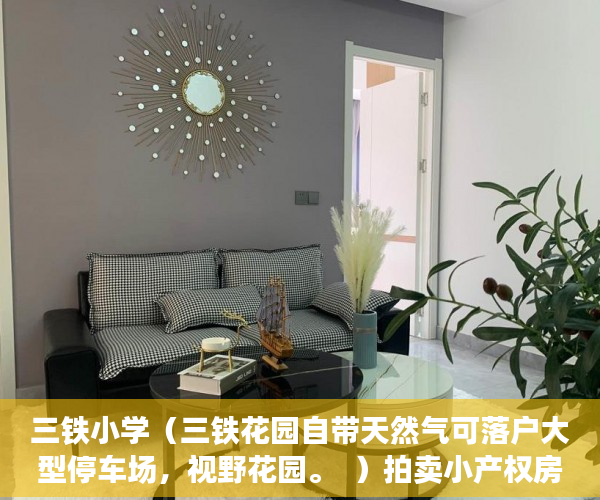 三铁小学（三铁花园自带天然气可落户大型停车场，视野花园。  ）拍卖小产权房怎么查封，
