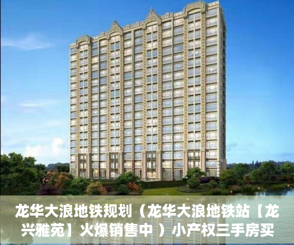 龙华大浪地铁规划（龙华大浪地铁站【龙兴雅苑】火爆销售中 ）小产权三手房买卖合同怎么处理，
