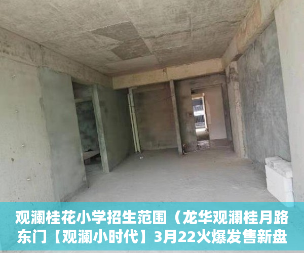观澜桂花小学招生范围（龙华观澜桂月路东门【观澜小时代】3月22火爆发售新盘 ）东莞小产权房子能住多久，
