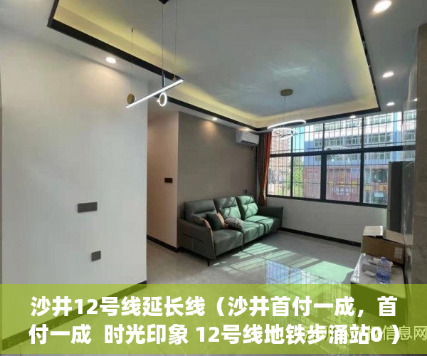 沙井12号线延长线（沙井首付一成，首付一成  时光印象 12号线地铁步涌站0 ）小产权房多久交房，