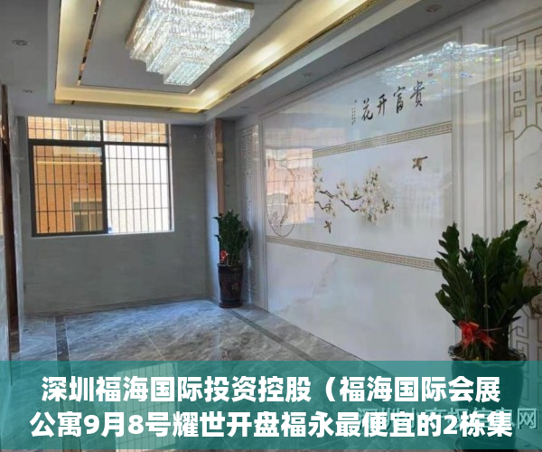 深圳福海国际投资控股（福海国际会展公寓9月8号耀世开盘福永最便宜的2栋集资房 ）小产权房怎么过户，