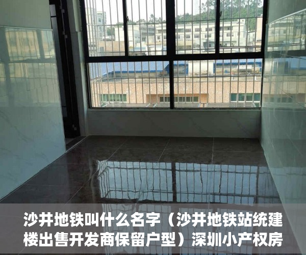 沙井地铁叫什么名字（沙井地铁站统建楼出售开发商保留户型）深圳小产权房多久能出售，