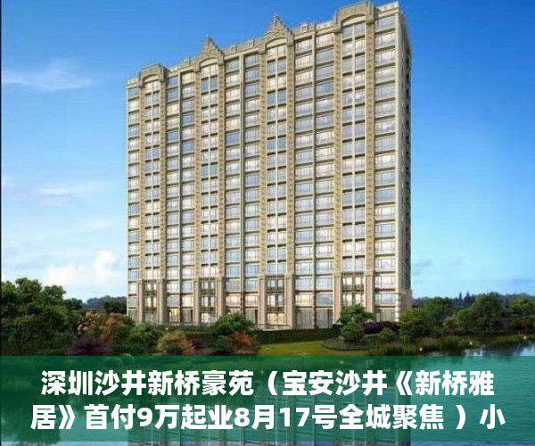 深圳沙井新桥豪苑（宝安沙井《新桥雅居》首付9万起业8月17号全城聚焦 ）小产权住宅信息统计表怎么填，