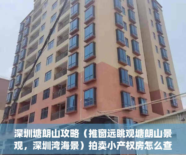 深圳塘朗山攻略（推窗远眺观塘朗山景观，深圳湾海景）拍卖小产权房怎么查封，