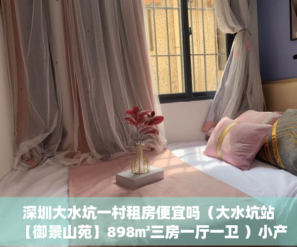 深圳大水坑一村租房便宜吗（大水坑站【御景山苑】898㎡三房一厅一卫 ）小产权怎么交易，