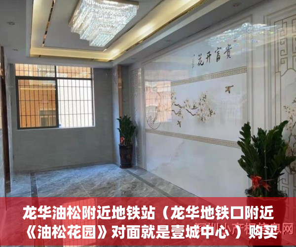 龙华油松附近地铁站（龙华地铁口附近 《油松花园》对面就是壹城中心 ）购买小产权房能住多久，