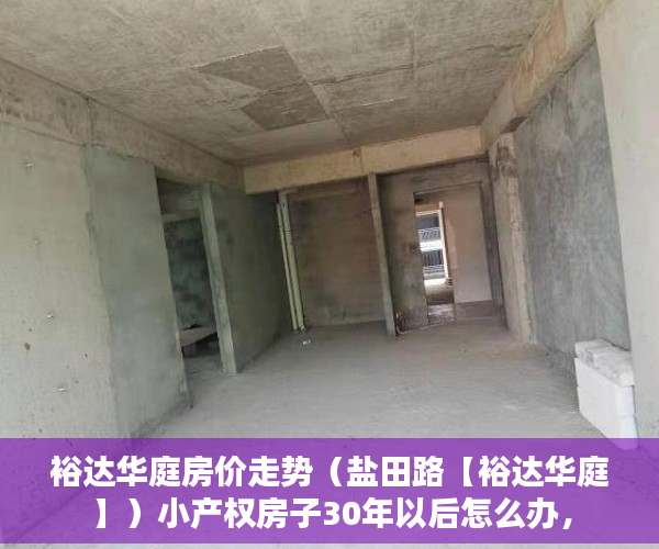 裕达华庭房价走势（盐田路【裕达华庭】）小产权房子30年以后怎么办，