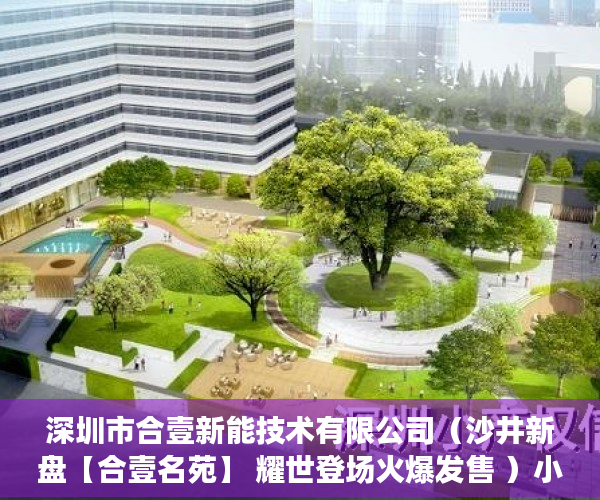 深圳市合壹新能技术有限公司（沙井新盘【合壹名苑】 耀世登场火爆发售 ）小产权房怎么改造，