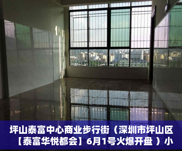 坪山泰富中心商业步行街（深圳市坪山区【泰富华悦都会】6月1号火爆开盘 ）小产权房办大产权证要多少时间要多久，