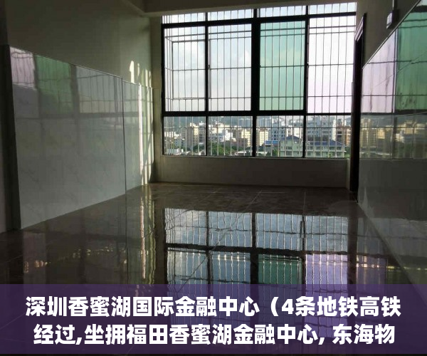 深圳香蜜湖国际金融中心（4条地铁高铁经过,坐拥福田香蜜湖金融中心, 东海物业 ）没拆的小产权多久成危楼，
