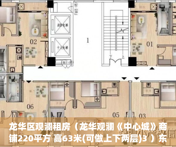 龙华区观澜租房（龙华观澜《中心城》商铺220平方 高63米(可做上下两层)3 ）东莞小产权房屋怎么办，