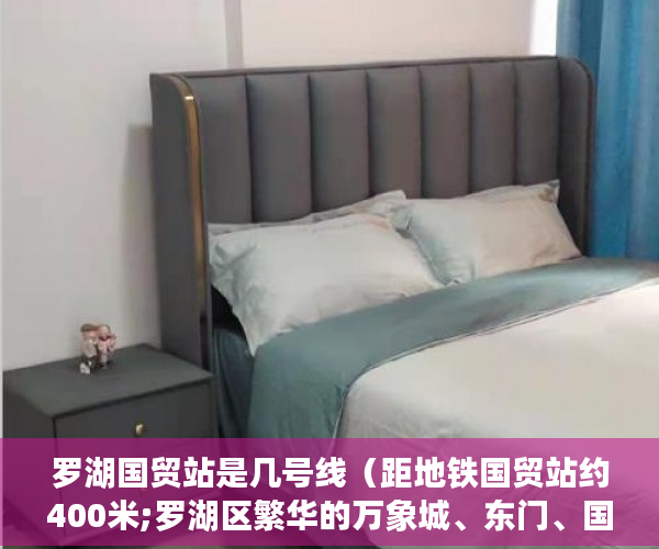 罗湖国贸站是几号线（距地铁国贸站约400米;罗湖区繁华的万象城、东门、国贸三 ）深圳小产权房需要多久的社保，