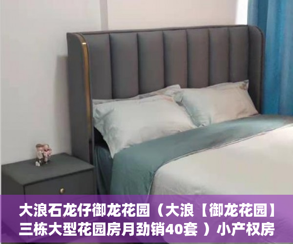 大浪石龙仔御龙花园（大浪【御龙花园】三栋大型花园房月劲销40套 ）小产权房施工手续多久能办好，