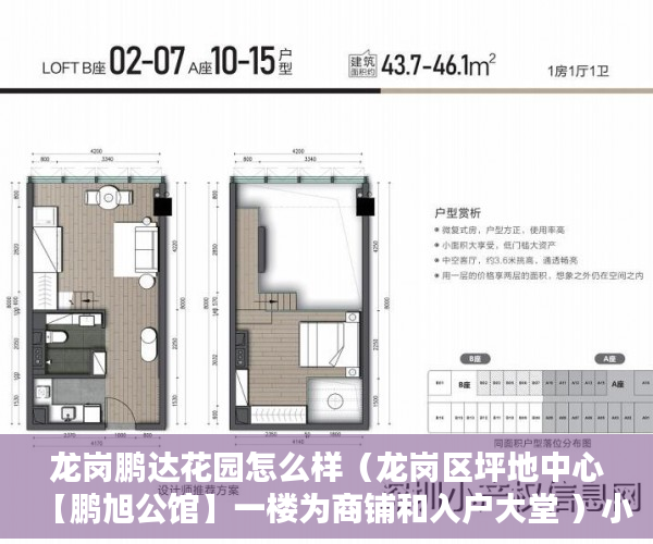 龙岗鹏达花园怎么样（龙岗区坪地中心【鹏旭公馆】一楼为商铺和入户大堂 ）小产权房分期能分多久，
