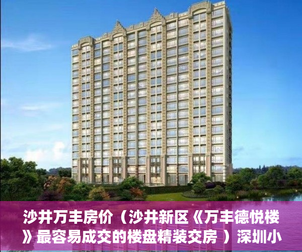 沙井万丰房价（沙井新区《万丰德悦楼》最容易成交的楼盘精装交房 ）深圳小产权房多久能出售，