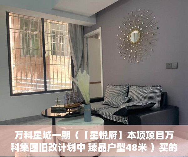 万科星城一期（【星悦府】本项项目万科集团旧改计划中 臻品户型48米 ）买的最长的小产权房现在住多久了，