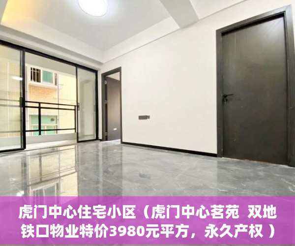 虎门中心住宅小区（虎门中心茗苑  双地铁口物业特价3980元平方，永久产权 ）小产权的房子是怎么一回事，