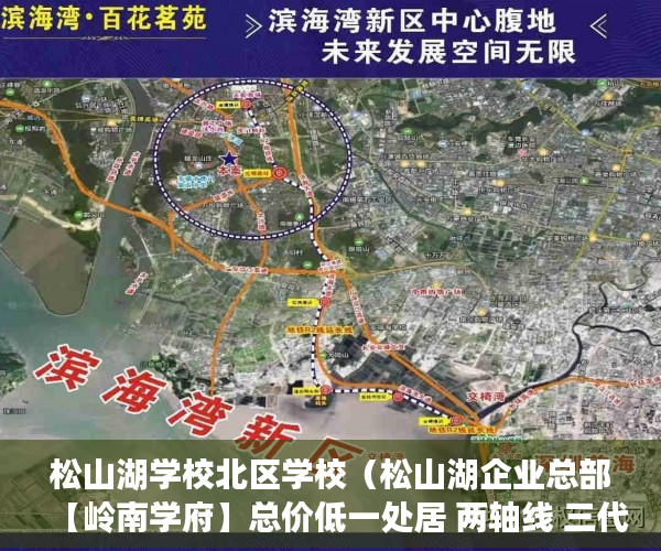 松山湖学校北区学校（松山湖企业总部【岭南学府】总价低一处居 两轴线 三代人 ）抵押小产权车库怎么出售，