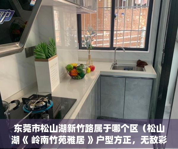 东莞市松山湖新竹路属于哪个区（松山湖《 岭南竹苑雅居 》户型方正，无敌彩光最高的优质 ）小产权房怎么贷款，