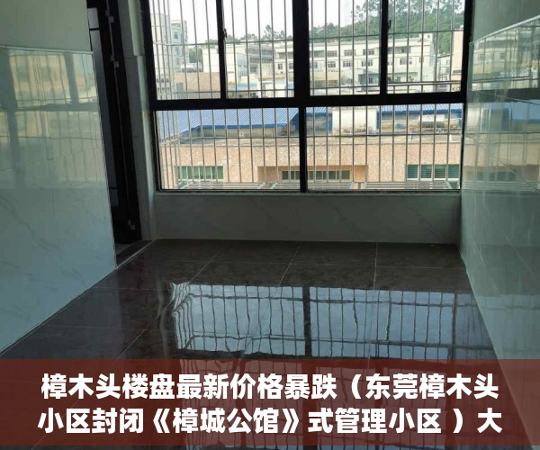 樟木头楼盘最新价格暴跌（东莞樟木头小区封闭《樟城公馆》式管理小区 ）大产权证下来了小产权证要多久，