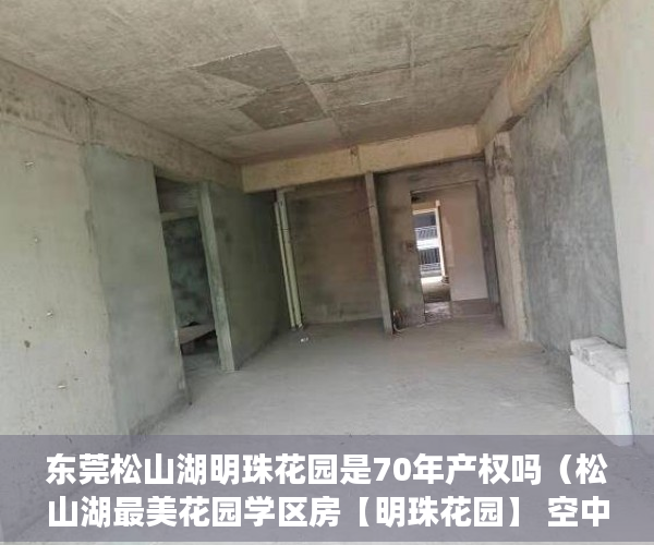 东莞松山湖明珠花园是70年产权吗（松山湖最美花园学区房【明珠花园】 空中花园停车场  ）小产权的房子是怎么一回事，