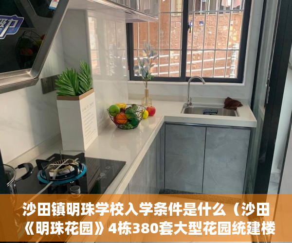 沙田镇明珠学校入学条件是什么（沙田《明珠花园》4栋380套大型花园统建楼底层商铺出售 ）城市小产权房有多久产权，