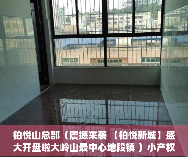 铂悦山总部（震撼来袭 【铂悦新城】盛大开盘啦大岭山最中心地段镇 ）小产权房签合同是多久，