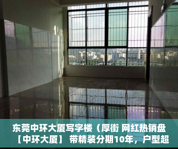 东莞中环大厦写字楼（厚街 网红热销盘【中环大厦】 带精装分期10年，户型超靓 ）购房时怎么能看出是大小产权，