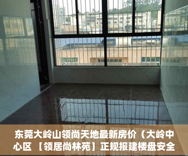 东莞大岭山领尚天地最新房价（大岭中心区 【领居尚林苑】正规报建楼盘安全保障 ）小产权房没钱交罚款会被判刑多久，