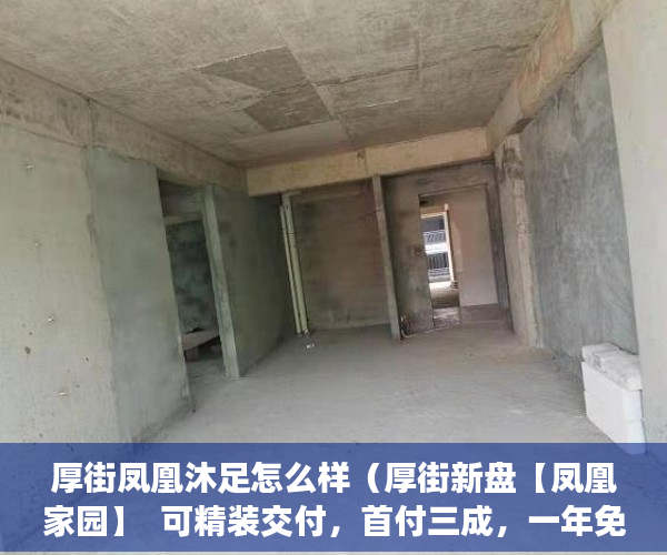 厚街凤凰沐足怎么样（厚街新盘【凤凰家园】  可精装交付，首付三成，一年免息 ）房子是大产权和小产权怎么查，