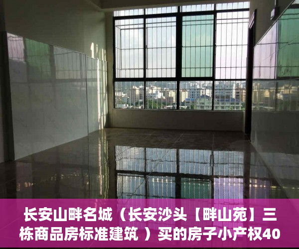 长安山畔名城（长安沙头【畔山苑】三栋商品房标准建筑 ）买的房子小产权40年可以续多久，