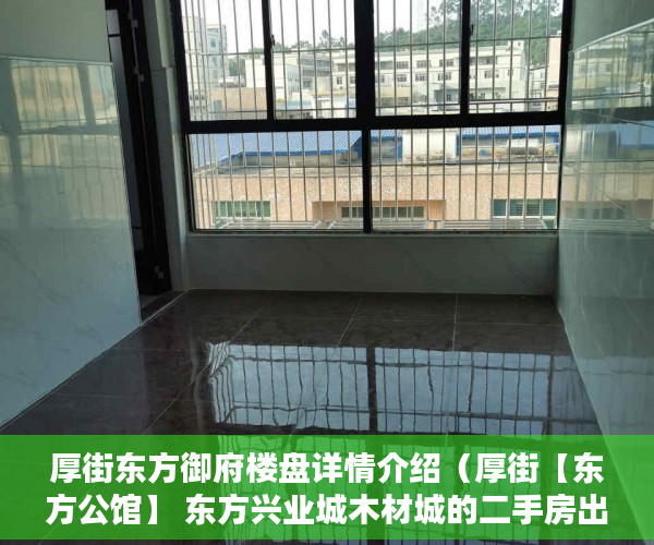 厚街东方御府楼盘详情介绍（厚街【东方公馆】 东方兴业城木材城的二手房出售 ）单位小产权年限多久，