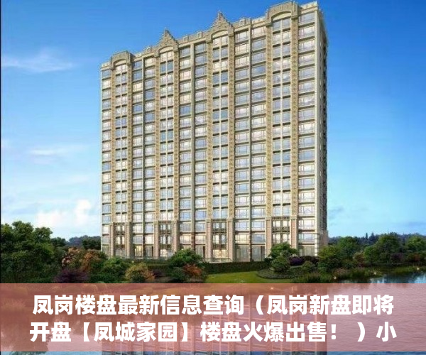 凤岗楼盘最新信息查询（凤岗新盘即将开盘【凤城家园】楼盘火爆出售！ ）小产权房子公证要多久，